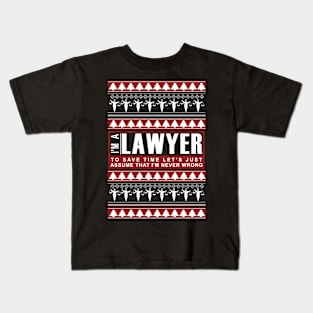 funny i am lawyer Kids T-Shirt